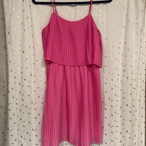 Pink layer dress